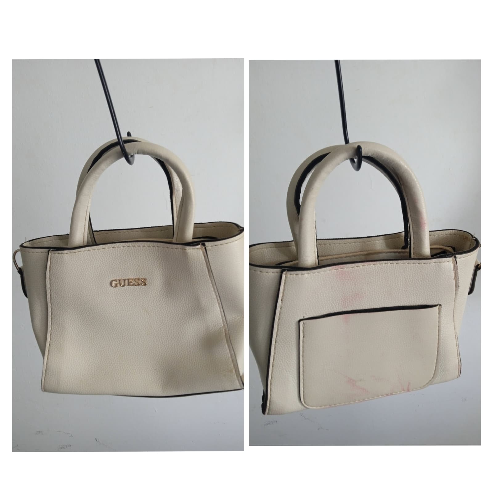 Cream Guess Handbag for Sale